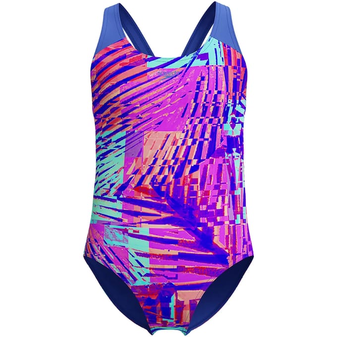 1-delig meisjes zwempak Speedo Splashb