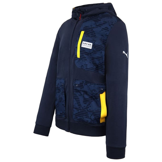 Puma Red Bull Racing Blauw Sweat Jacket met capuchon 571384 01