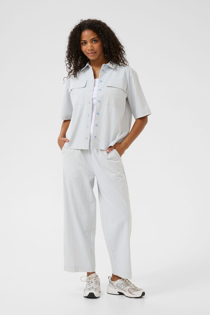 Casual broek Relaxed fit Nantucket breeze/White stripe white