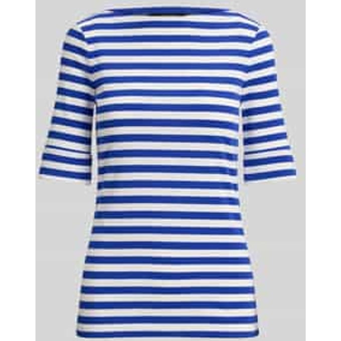 Slim Fit T-shirt van katoenmix