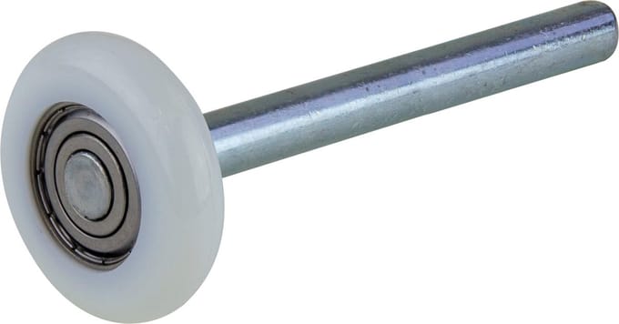 Loopwiel kort voor as - diameter 11 mm - garagedeur - accessoires