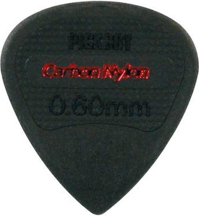 Pickboy GP200-060 Plectra 0.60 Mm Koolstofgrafiet 50-Pack Voor Elektrische Gitaren