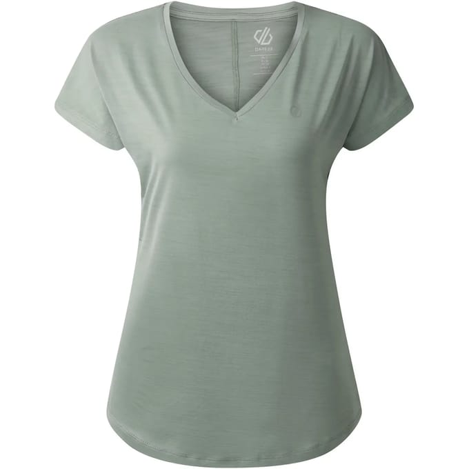 T-shirt Korte Mouwen Hiking Dames Ademend