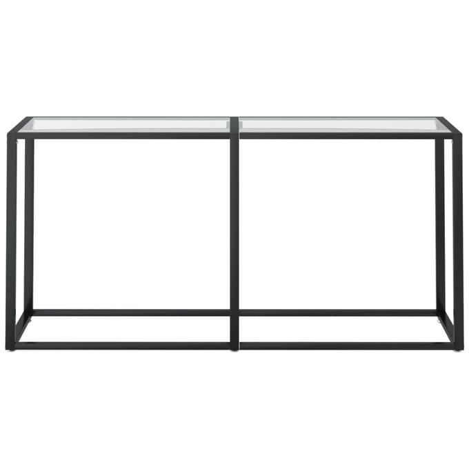vidaXL - Wandtafel - 160x35x75,5 - cm - gehard - glas - transparant