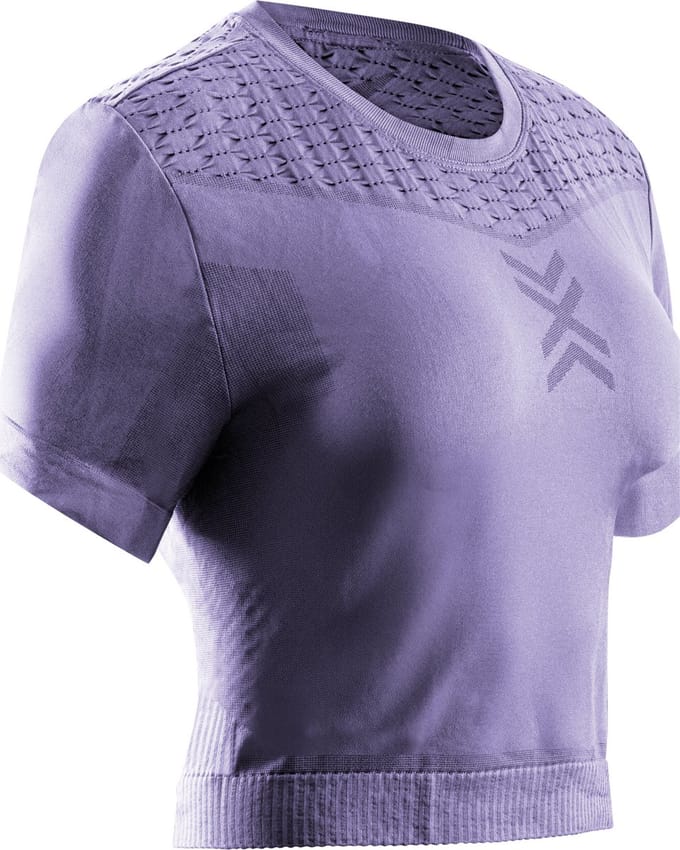 X-Bionic X-Ential Crop Top Dames Dusty Lavender Maat XL