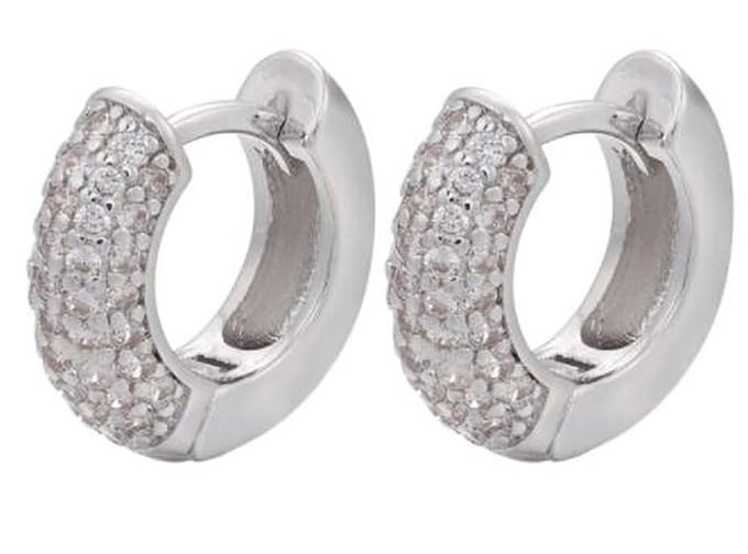 Jobo By JET - Scott oorbellen - Zilver - Diamanten
