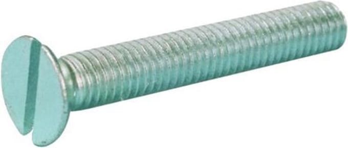 Metaalschroef Din963 M8X60Mm Vk Elvz - 100 stuks