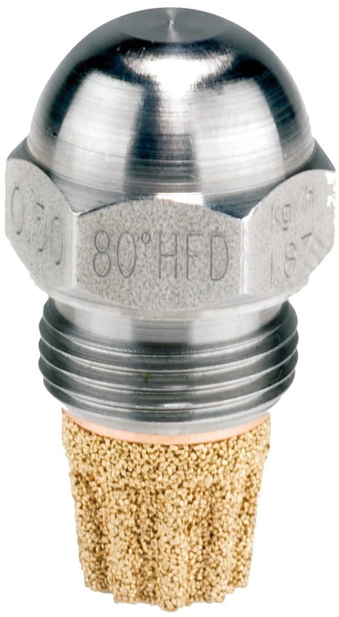 Danfoss Oliebrander sproeier HFD 0,65 USgal/u, 60 graden, stalen sproeier, 030H6014