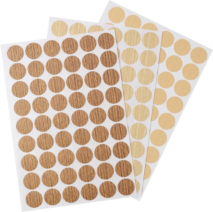 Dailygoods- Afdekstickers Zelfklevend - 162 Stuks - Houtstructuur
