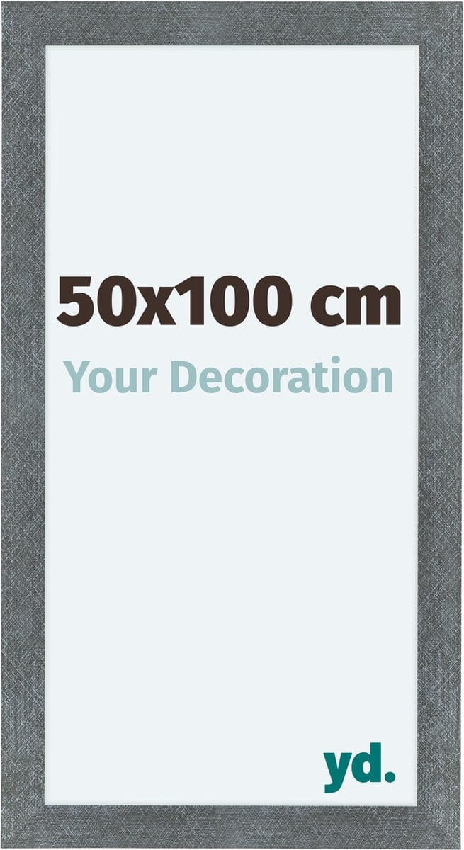 Your Decoration - Fotolijst 50x100 cm - MDF - IJzer Geveegd - Como