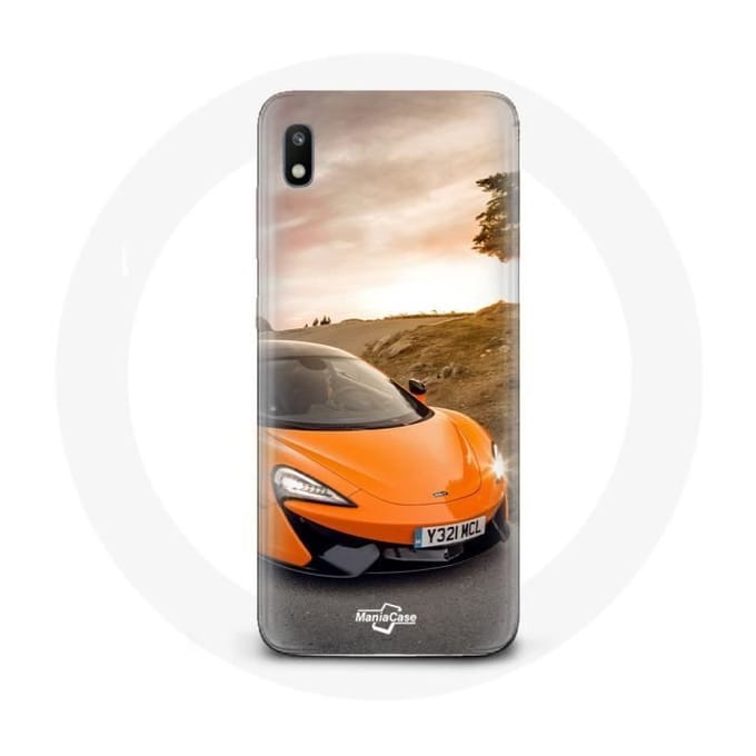Case voor Samsung Galaxy A10 Formule 1 McLaren F1 Oranje