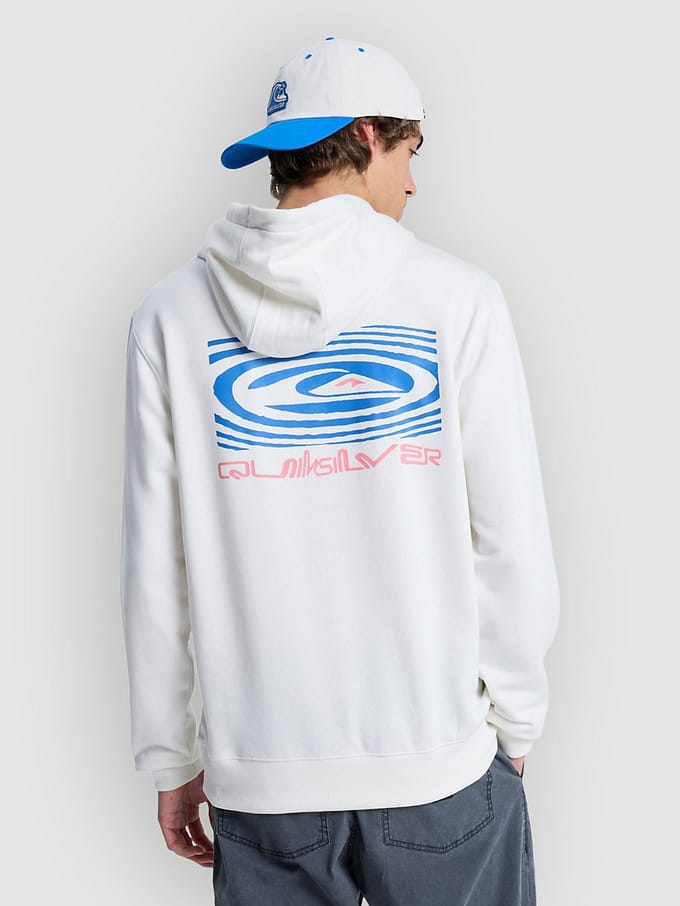 Quiksilver Screen Classic Surf Fleece Trui wit