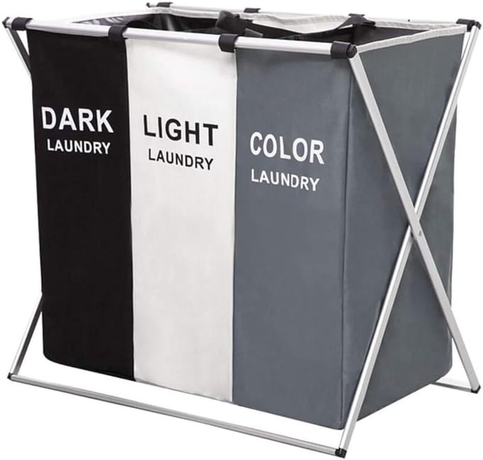 CLVP® Wassorteerder 3 Vaken - Wasmand - Wassorteerder - Multikleur