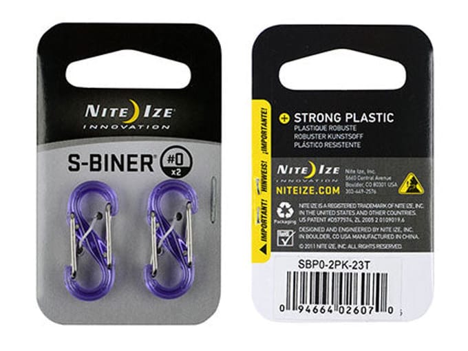 Nite ize s-biner karabijnhaak 2-pack paa