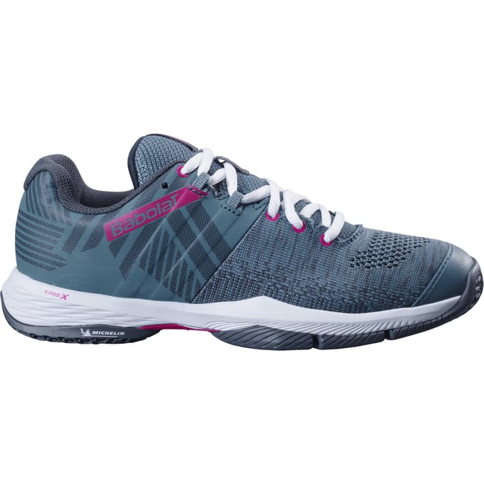 Babolat Sensa Padel Schoen Dames-Donkerblauw,Wit