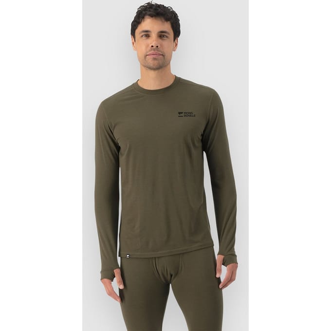 Mons Royale Cascade Merino Thermo Shirt groen