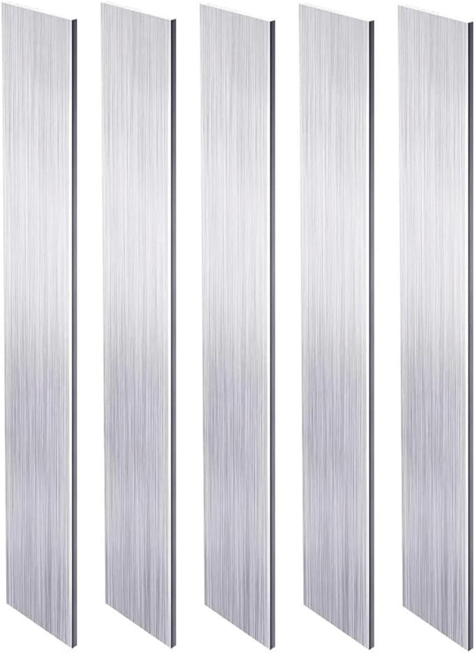 5x Aluminium Platte Stang 0,3x2,5x25 cm - Sterk 6061 Aluminium Profiel