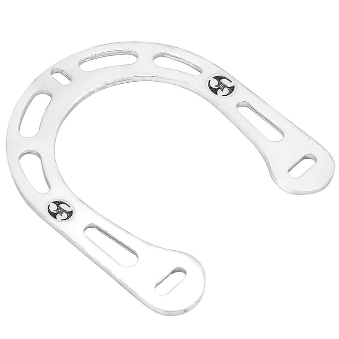 Aluminiumlegering Fiets V-rem Remversterkers met Schroeven voor Mountainbike (Aluminium kleur) white