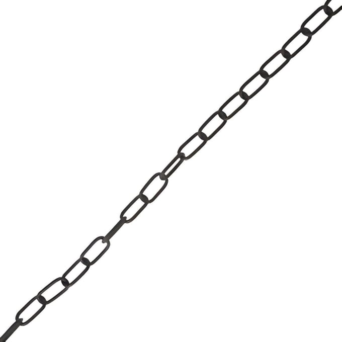 Deltafix - Sierketting zw gelakt 15x2 p/m