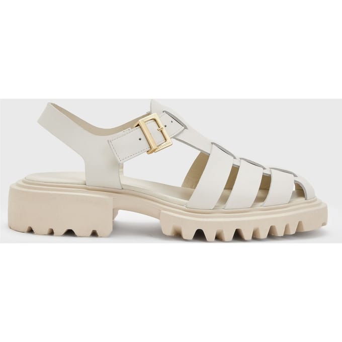 AllSaints Nessie Sandal Stone White Taglia: 41 | Infradito Outlet | Donna | Bianco