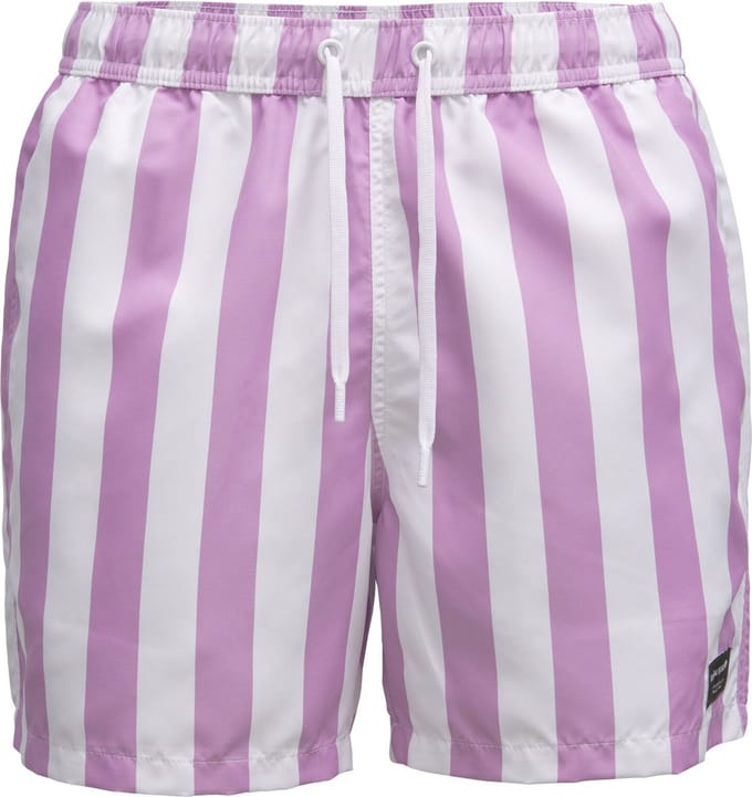 Björn Borg - Heren - Sylvester Swimshort - Multicolour/Roze/Wit - Maat M