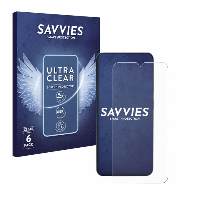 Savvies - Screenprotector voor Doogee N55 - Folie Beschermfolie transparant 6 Stuks