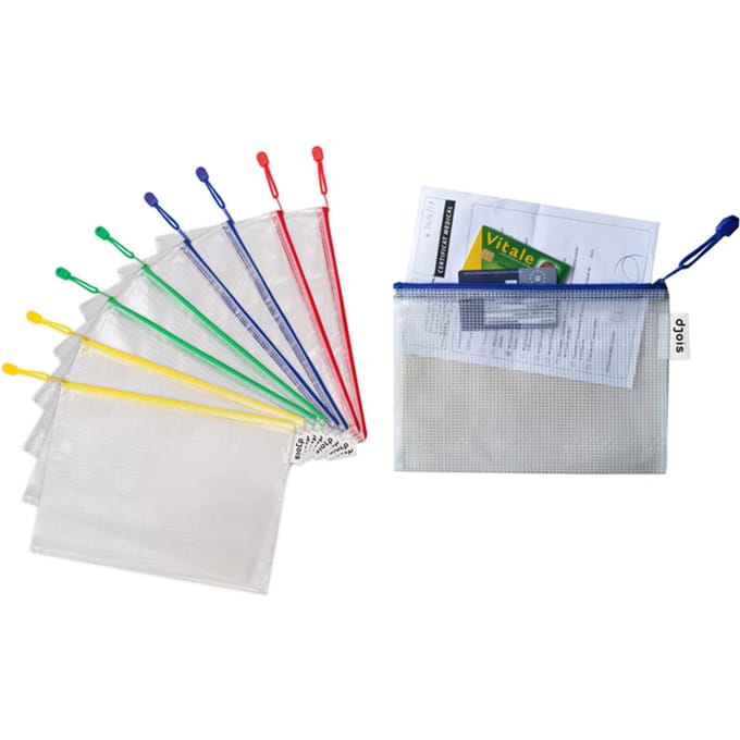 Opbergtas Djois met rits A4 assorti