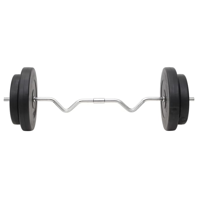 vidaXL Halterset met gewichten 90 kg