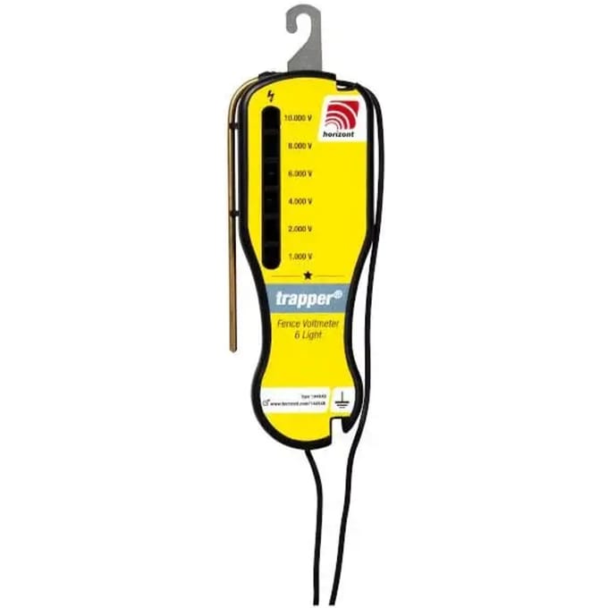 Testapparaat voor afrastering trapper 6 LEDs Horizont
