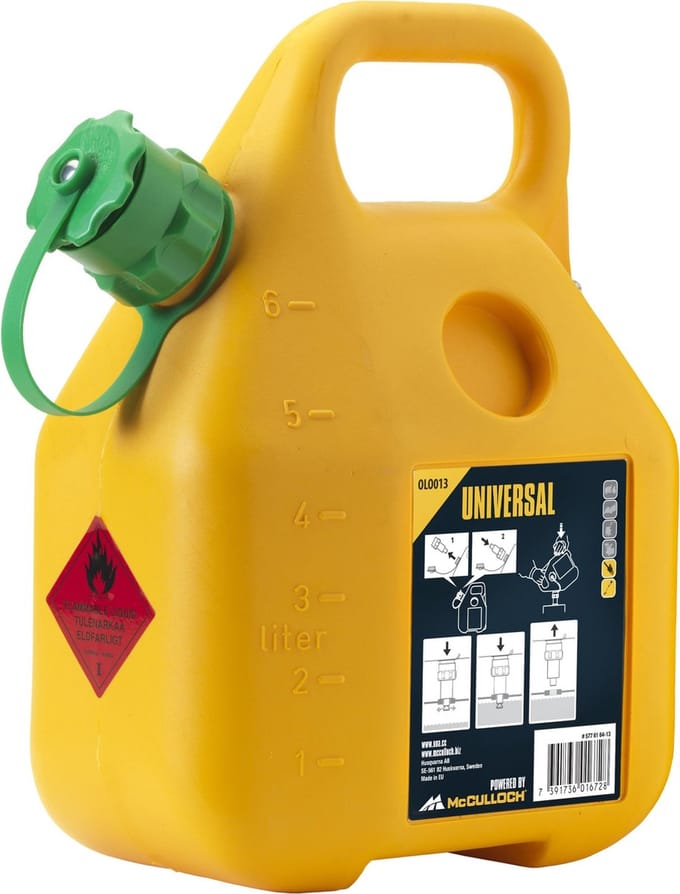 Fuel can olo013 6l w. no-spill
