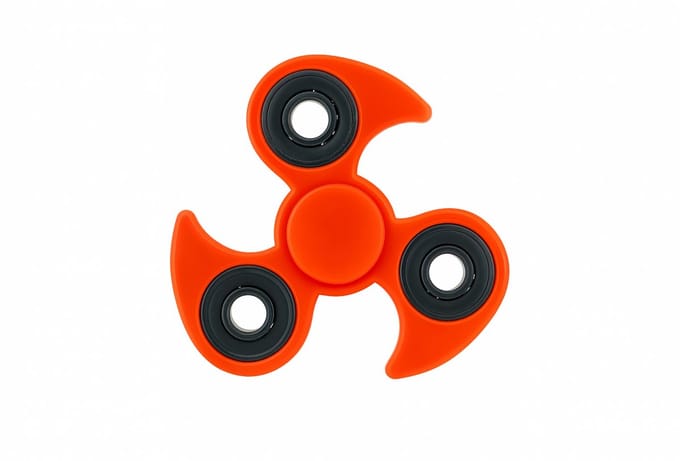 Fun Trading Fidget Spinner Ninja - Oranje - 76 gram
