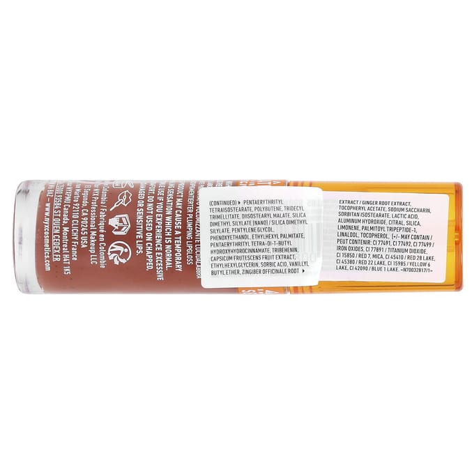 Nyx Professional Makeup Duck Plump - Brown- Of Applause - Plumping lipgloss - Bruin - 6,8ml