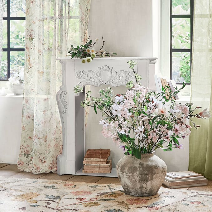 LOBERON Haardschouw Emporia wit