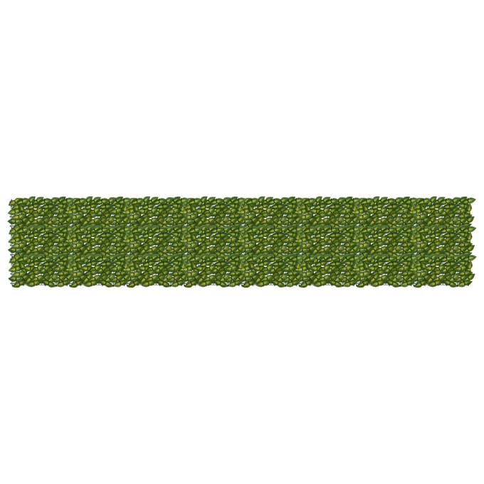 vidaXL - Balkonscherm - met - bladeren - Groen - en - Geel - 400 - x - 75 - cm