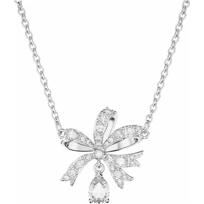 Swarovski Hyperbola Logo Hanger Ketting Dames ketting Zilver 5660032 Box (Random Color) white