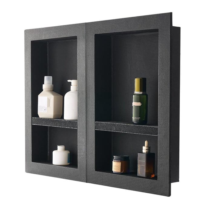 Douche nis 40,6 x 61 + 40,6 x 61 cm Inbouw Wandorganizer Badkamer