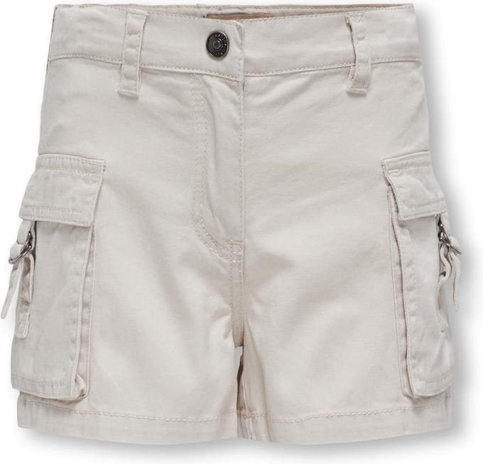 ONLY KOGSTINE CARGO SHORTS OTW Meisjes Broek - Moonbeam - Maat 140