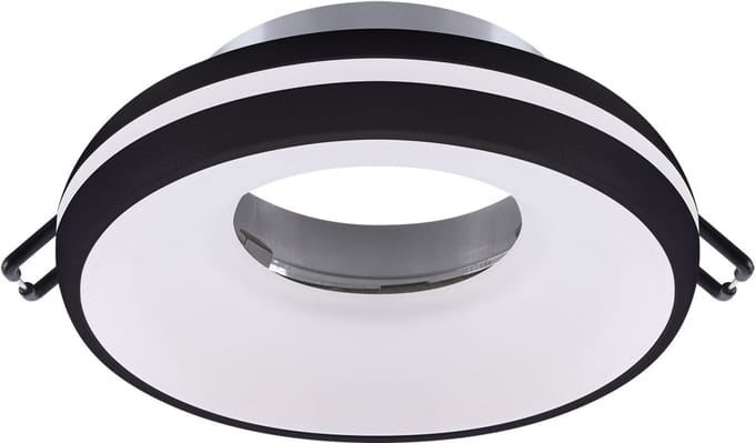 OFRA C - inbouwspot Armatuur - Rond - Zwart kleur - 95mm