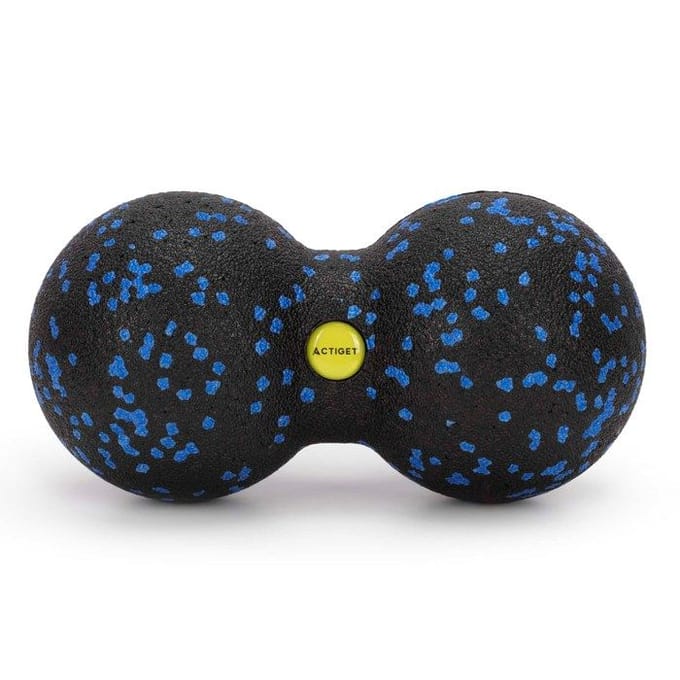 Actiget® Massage Bal | Triggerpoint Bal | Peanut Ball | Lacrosse Bal | Massage | Blauw | 12 cm
