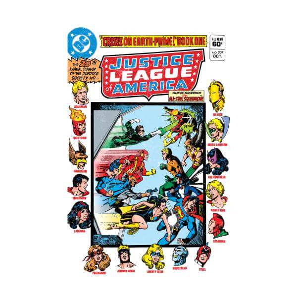 Justice League Crisis On Earth-Prime Cover Sweatshirt - White - S