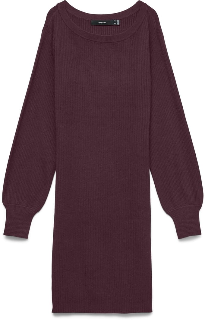 VERO MODA - VMHOLLYKARIS LS RIB DRESS - Dames - Mini jurken