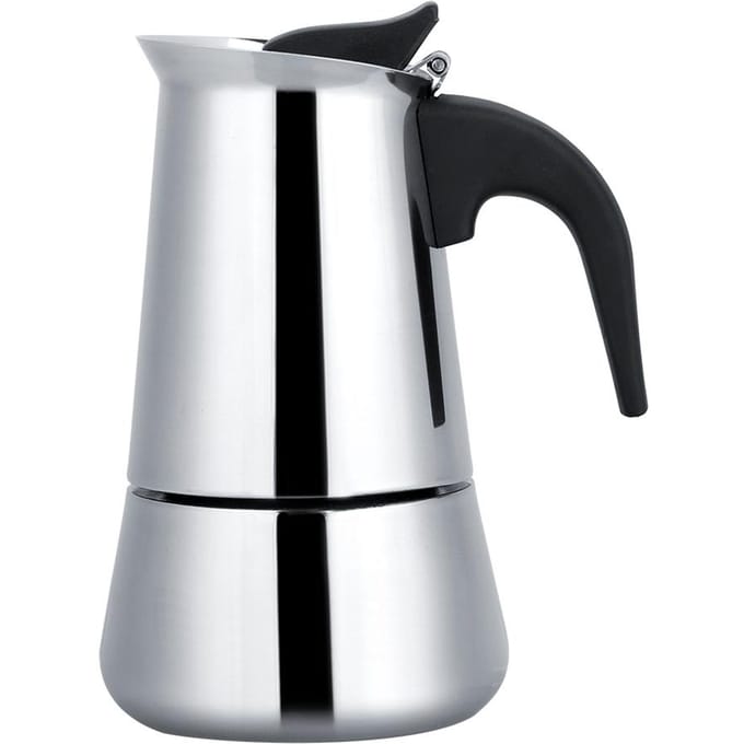 Draagbare Roestvrijstalen Koffiepot Moka Espressomaker Mocha Pot (300 ml) gray