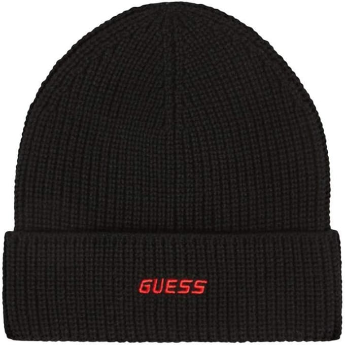 Rode baseballpet met logo voor heren van Guess