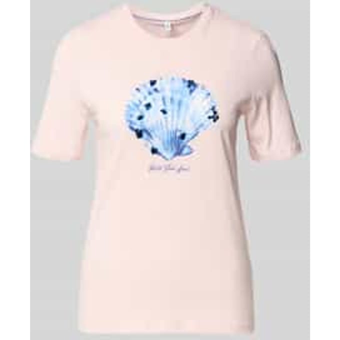 regular fit T-shirt van puur katoen model 'KITA'
