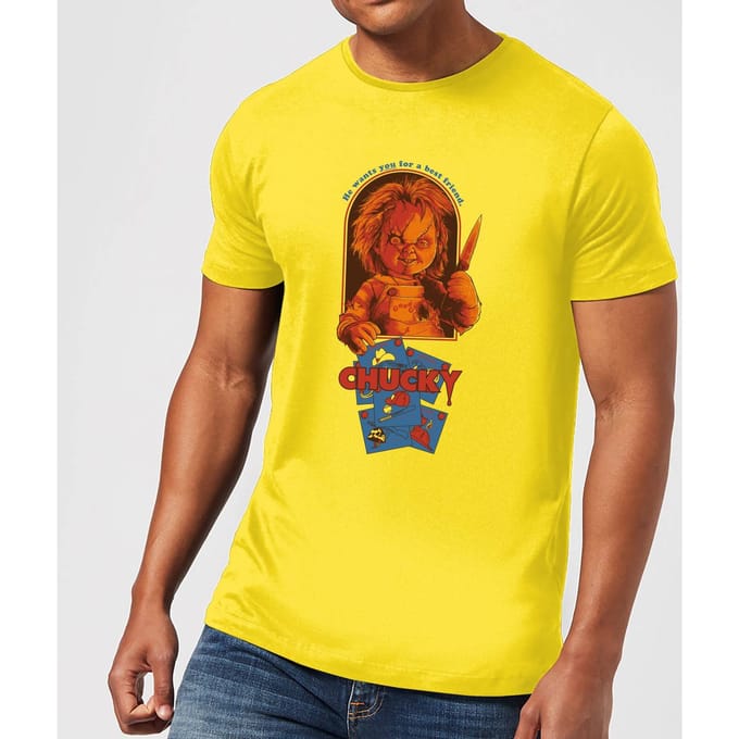 Chucky Out Of The Box T-shirt - Geel - L