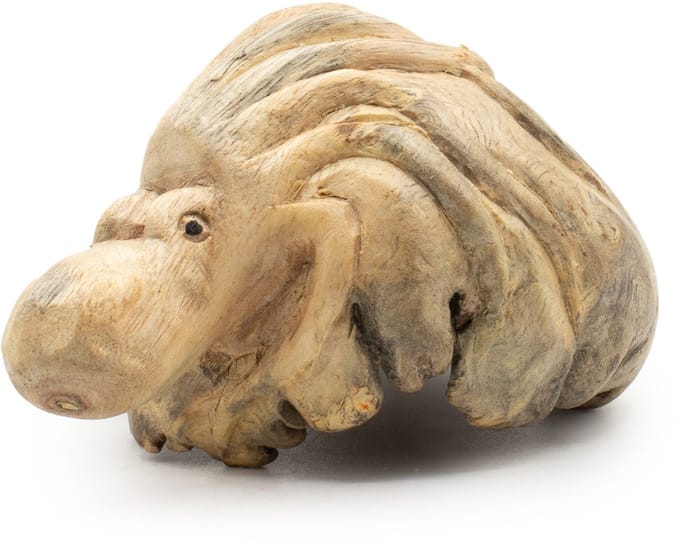 Handmade Parasite Wood Art Carving - Ocean Guarding Octopus