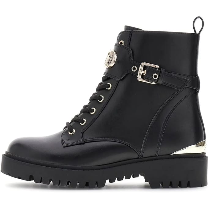 Guess dames veterschoen Olanna zwart