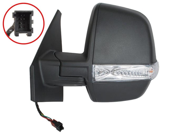 Modecar Fiat Doblo - Buitenspiegel - Dubbel Elektrisch - Verwarmd - Links