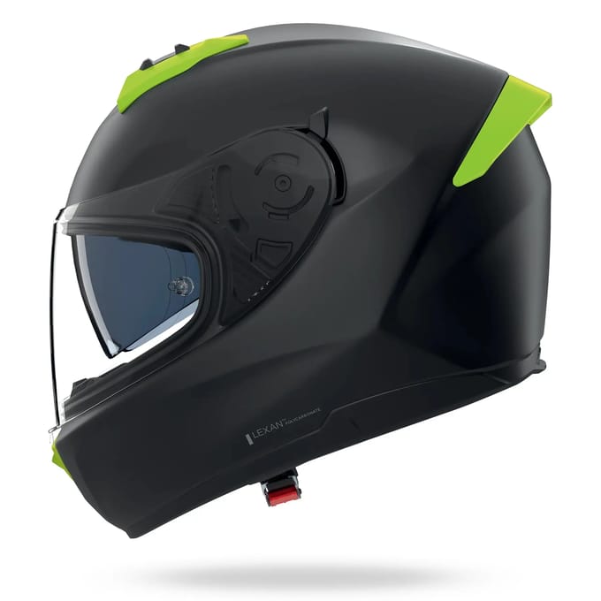 Nolan N60-6 Classico Nobile 311 Zwart Impuls Groen Mat Integraalhelm - Maat L - Helm