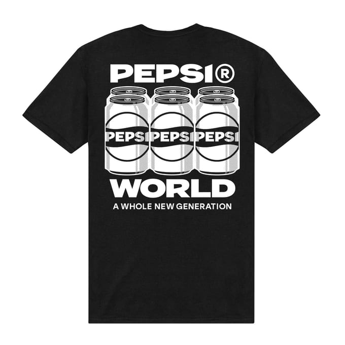 Pepsi Co. World Men's T-Shirt - Black - M